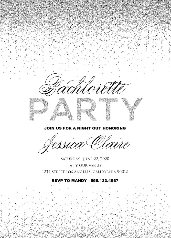 Print: Free Printable Bachelorette Party Invitations