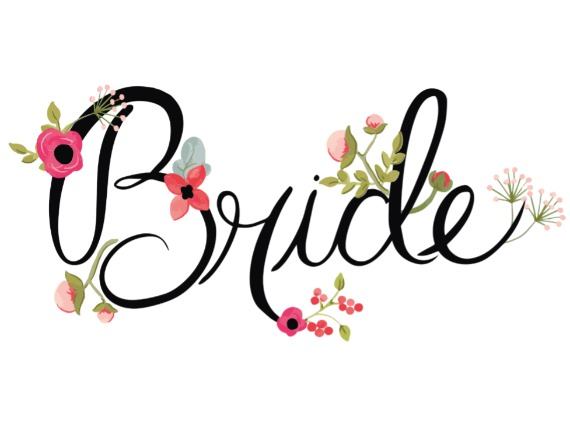 Print: Floral Bride and Groom Free Printable Wedding Chair Signs