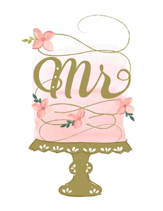 Mr. and Mrs. Free Printable Wedding Chair Signs