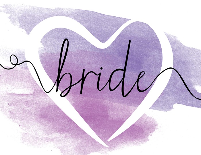 Print: Free Printable Watercolor Wedding Sign