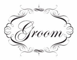 groom sign