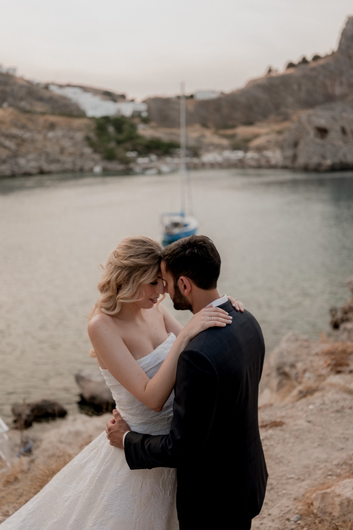Take in the Beauty of Rhodes through Rose-Colored Glasses for this Destination Wedding in the Greek Islands