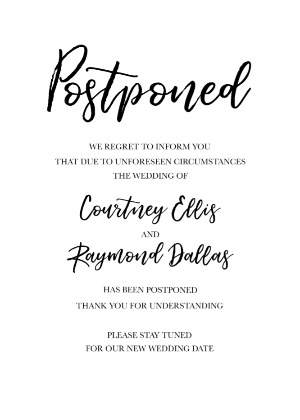 Postponement