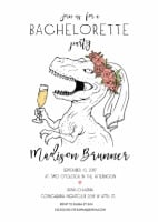 printable dinosaur bachelorette party invite