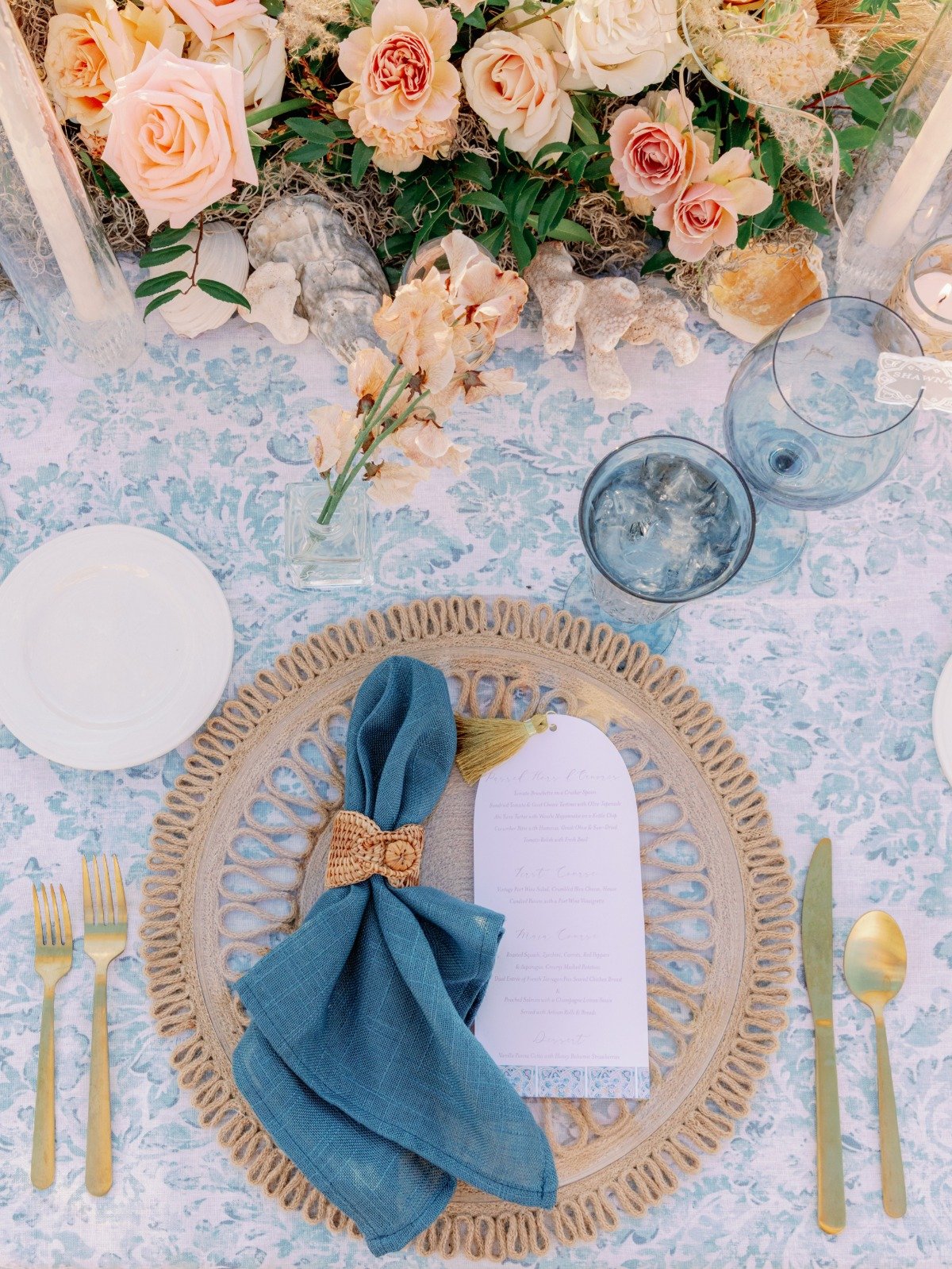 Oklahoma! Where the Sea Breeze Comes Sweeping Down the Plains for This Coastal-Inspired Rehearsal Dinner