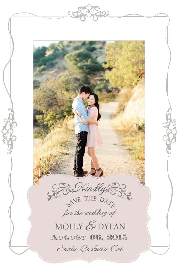 Print: Vintage Postcard Free Printable Photo Save The Date