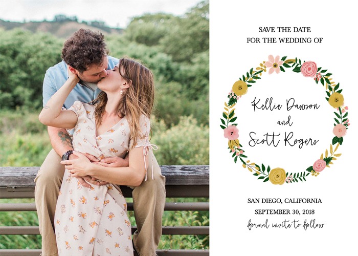 Free Printable Photo Save The Date Card