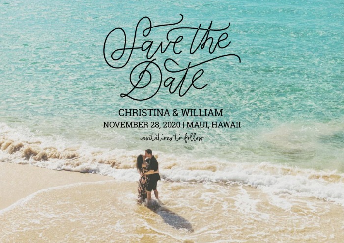 Print: Free Printable Photo Save The Date Card