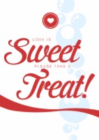 sweet treat sign