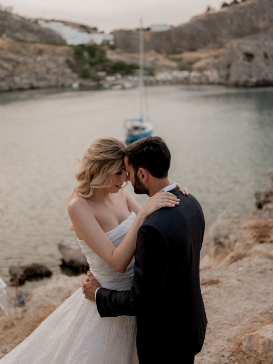 Take in Rhodes through Rose-Colored Glasses for this Romantic Destination Wedding in the Greek Islands