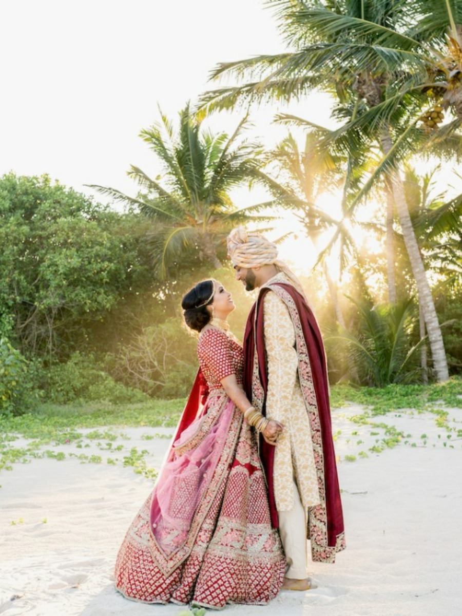 A Colorful Indian Wedding in a Captivating Caribbean Paradise