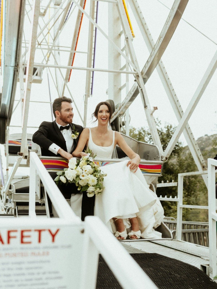 Ferris Wheel Fun For Everyone at this California Wedding