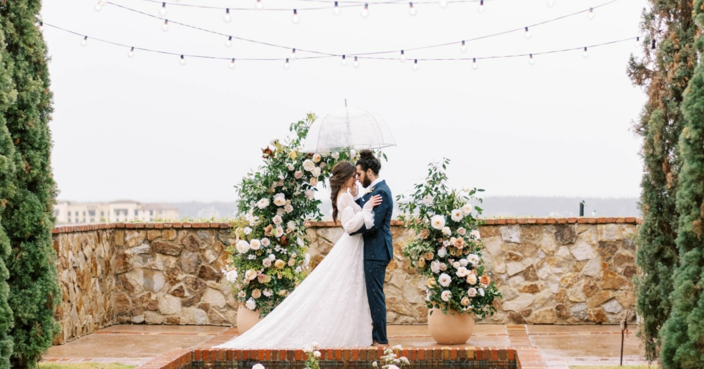 Intimate Wedding Celebration with Romantic Italian Inspired Details