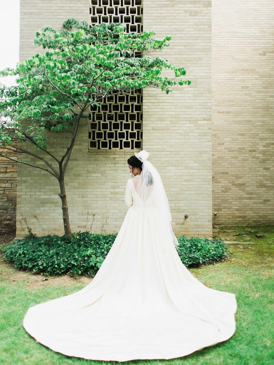 Bride Wears Her Mother's & Grandmother's Wedding Dress