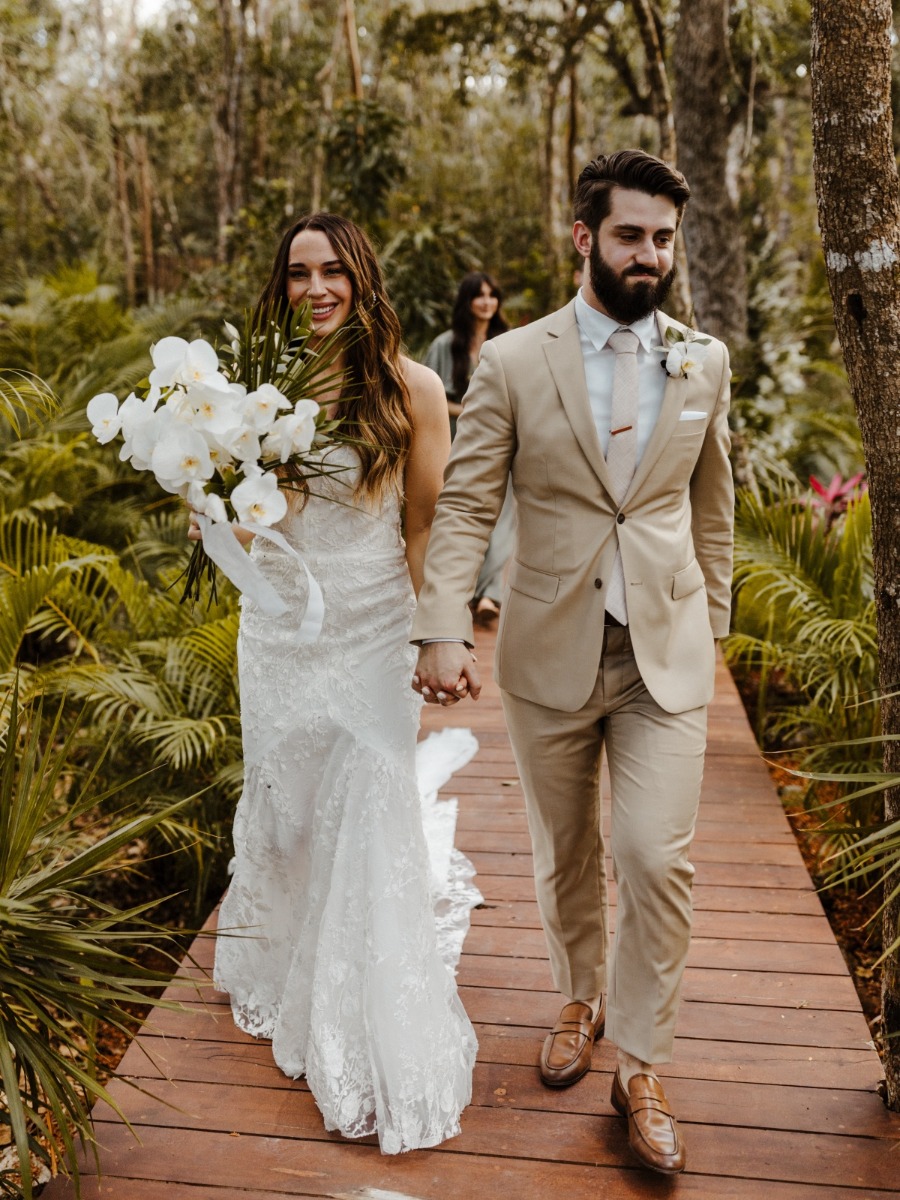 Fresh Modern Wedding In The Jungle Of Tulum