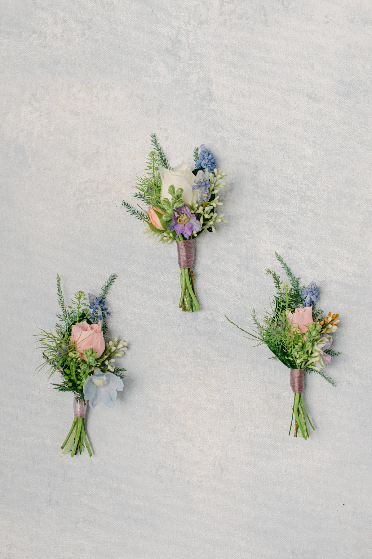 Aerial view of corsages