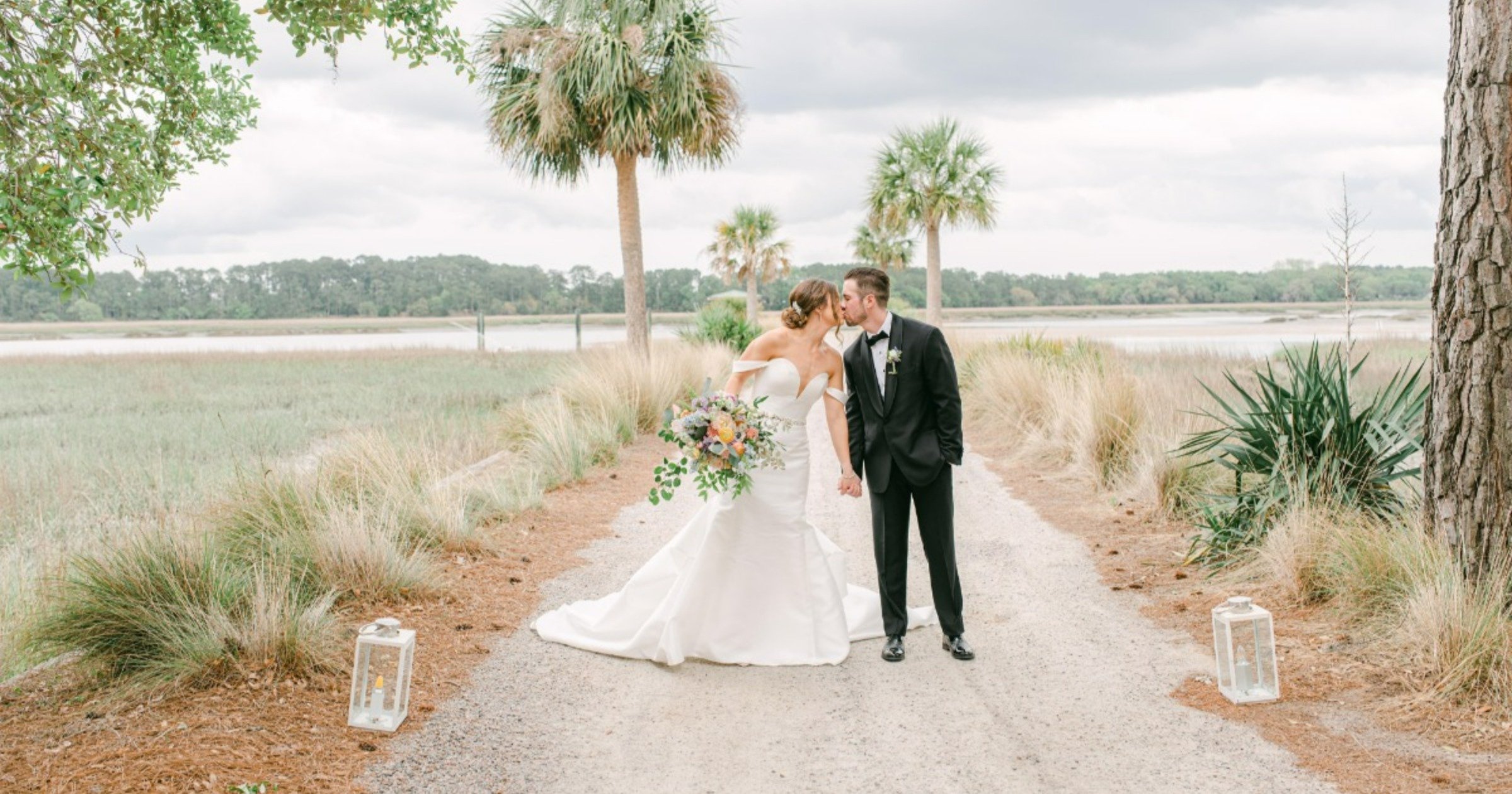 Let's Toast to This Bridgerton-Inspired, Tented Spring Wedding