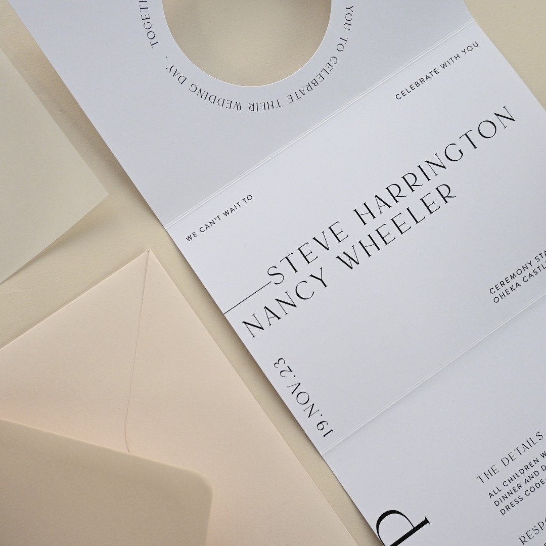 All-in-one invitations from Paperlust