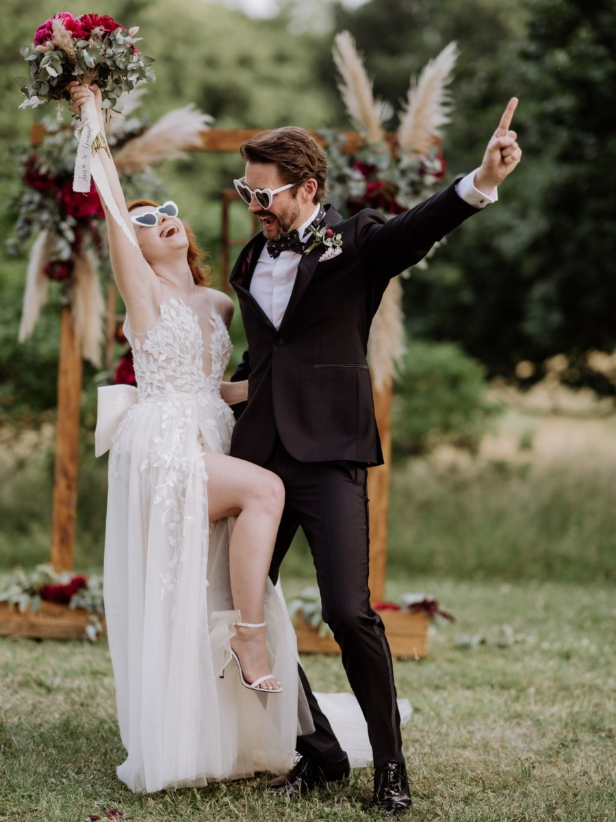 Bohemia Goes Glam at this $65,000 Wedding in Germany