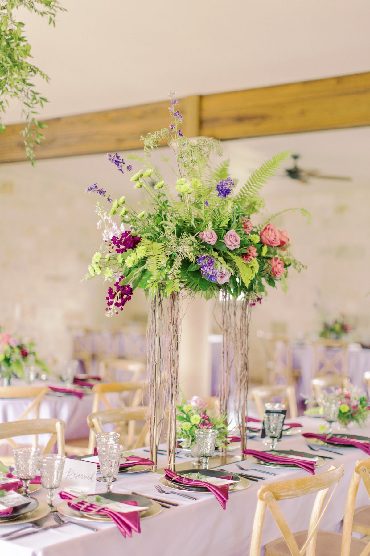 Tall Floral Vase For Reception