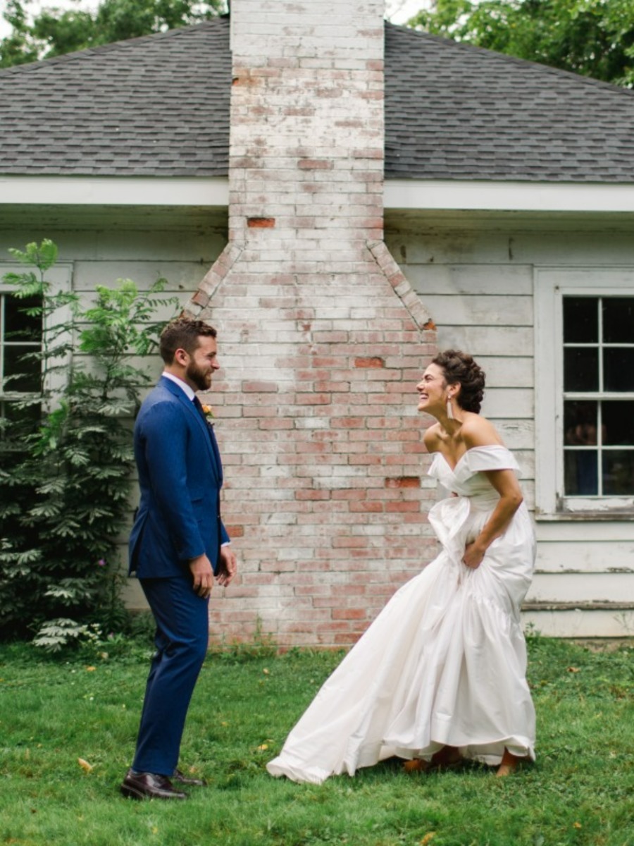 Fun in the Sun at this Whimsical, Intimate Jewish Wedding