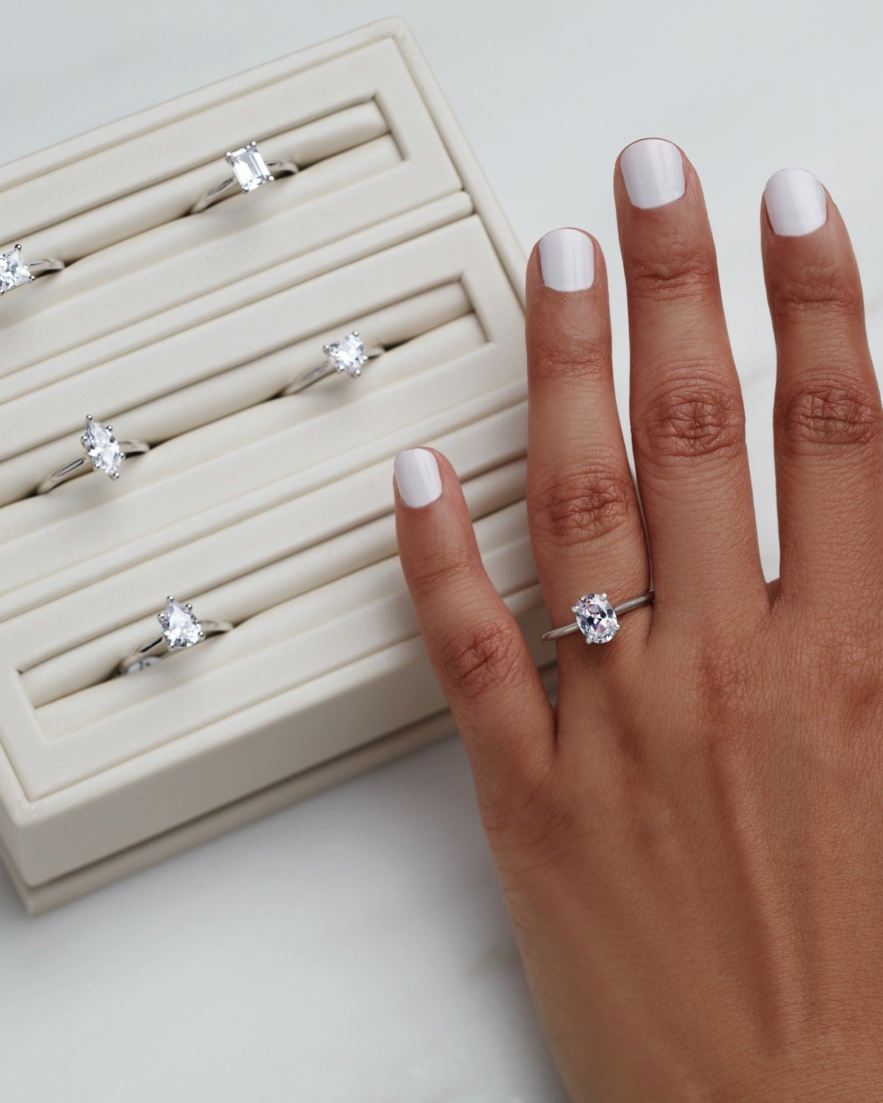 Platinum engagement ring choices