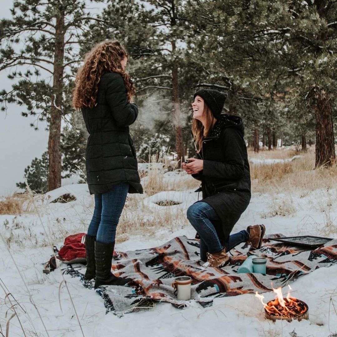 camping winter proposal