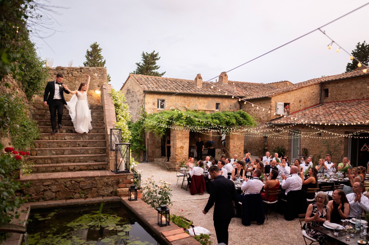 Tuscan farmhouse reception inspiration