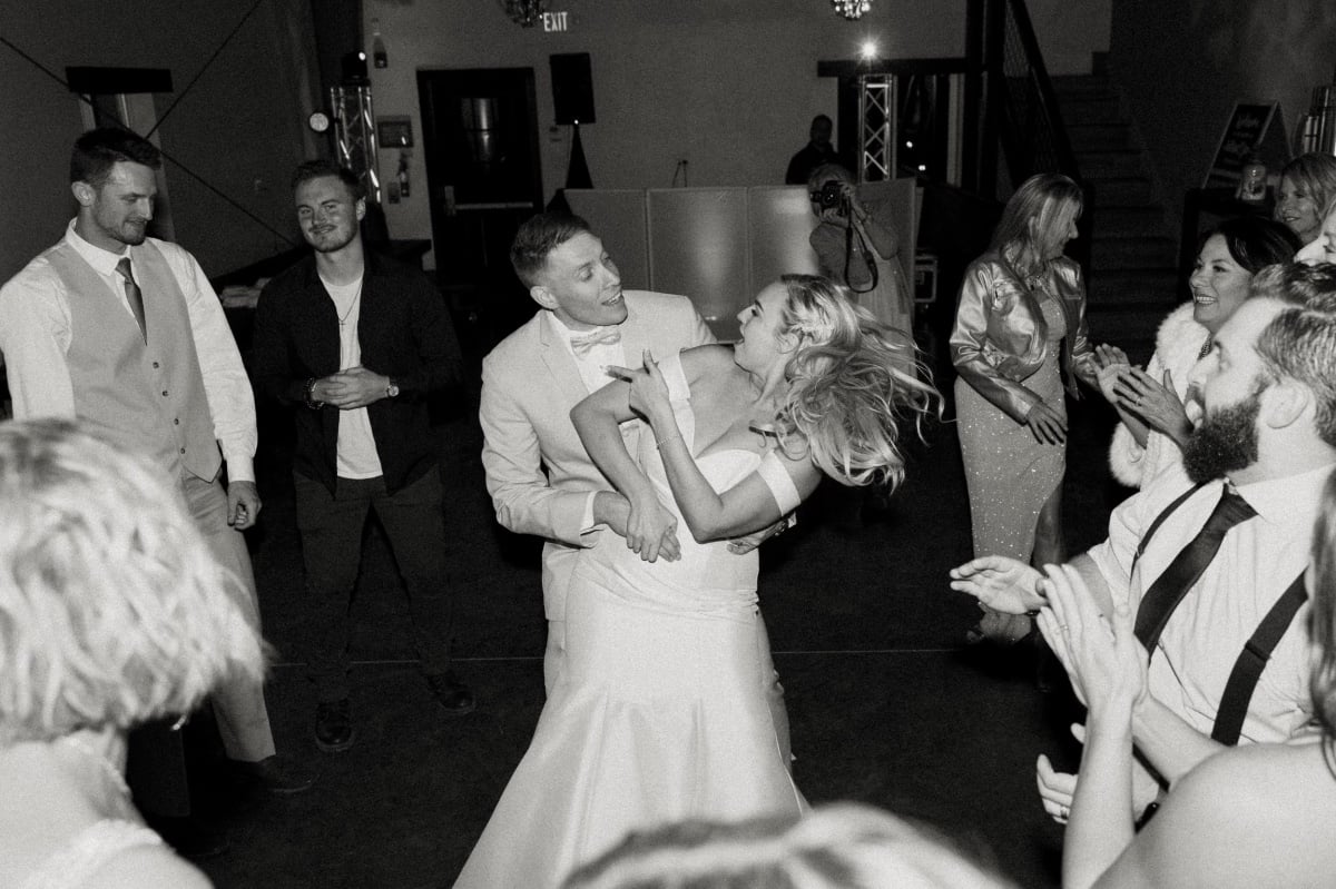Playful Wedding Dance Floor