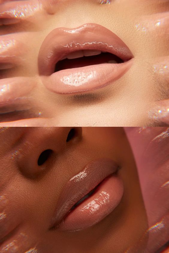nude ombre lips two tone