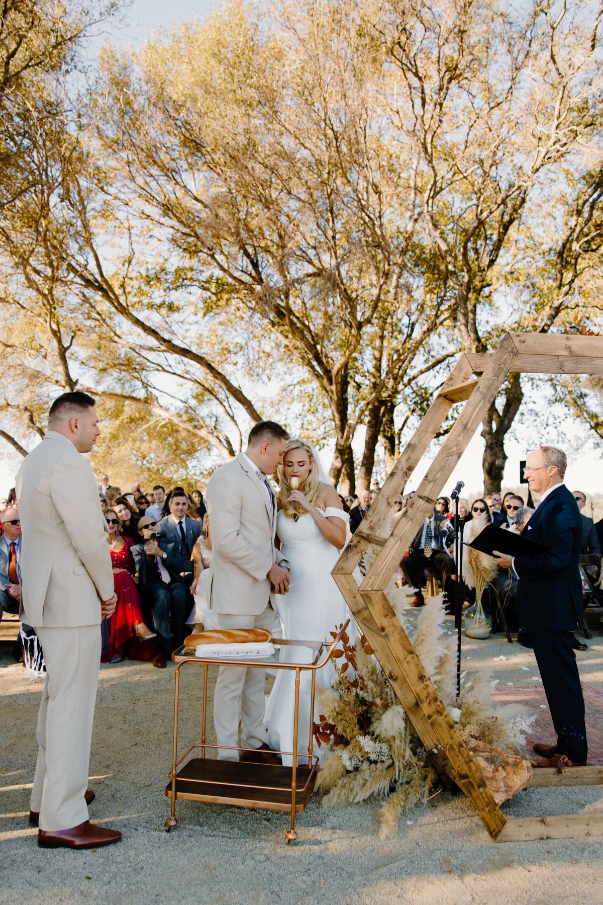 Bread and Wine Wedding Ceremony