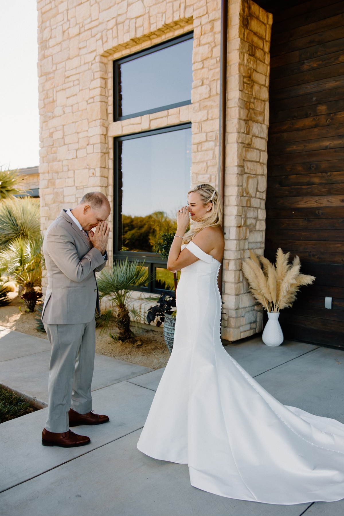 First Look With Bride's Dad