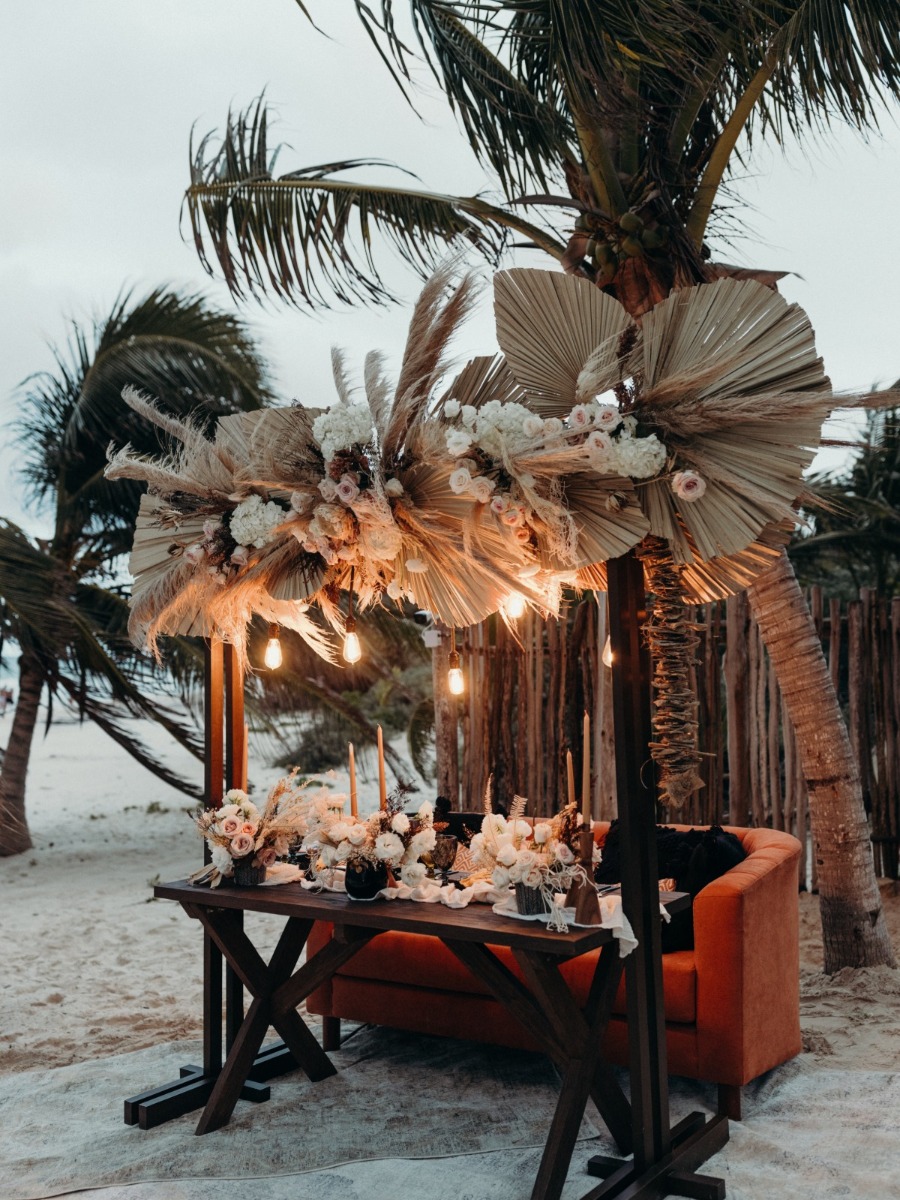 Glam Jungle Elopement in Tulum, Mexico