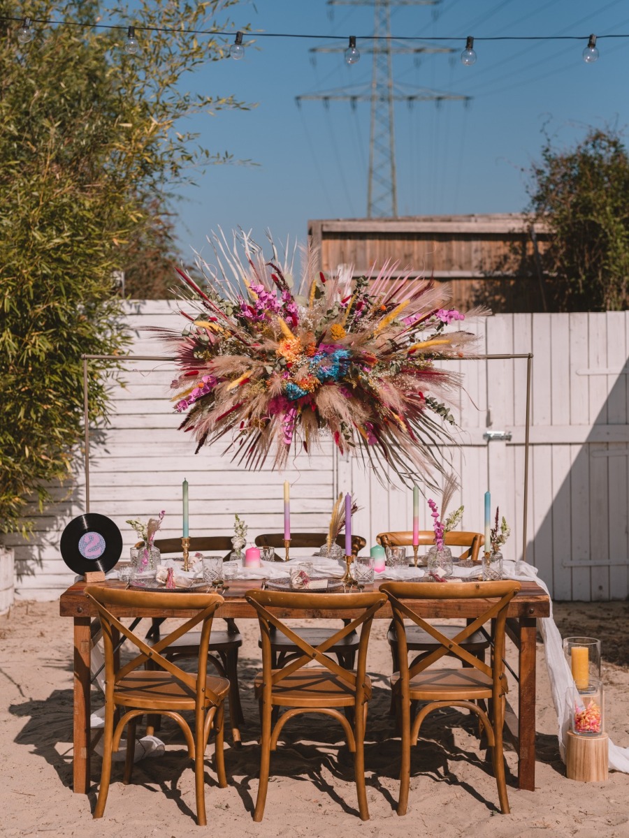 Edgy Meets Ever After at this Beachy Festival Wedding Concept