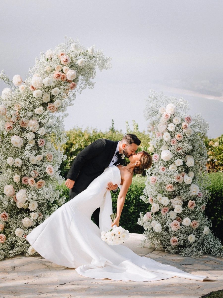 Romantic Wedding With Cliff Side Ocean Views at a Historic Los Angeles Venue