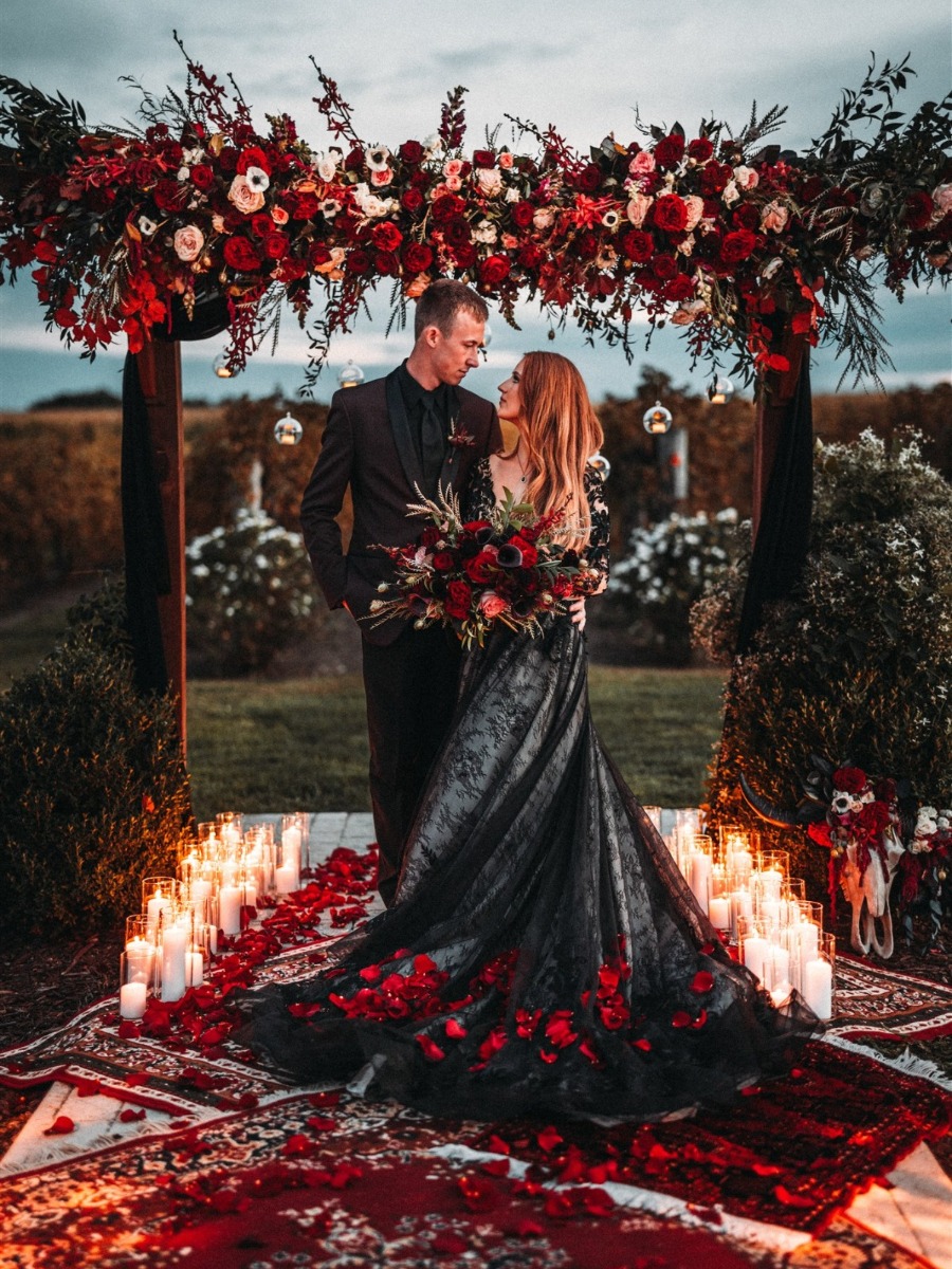 Til Death Halloween Wedding Inspiration