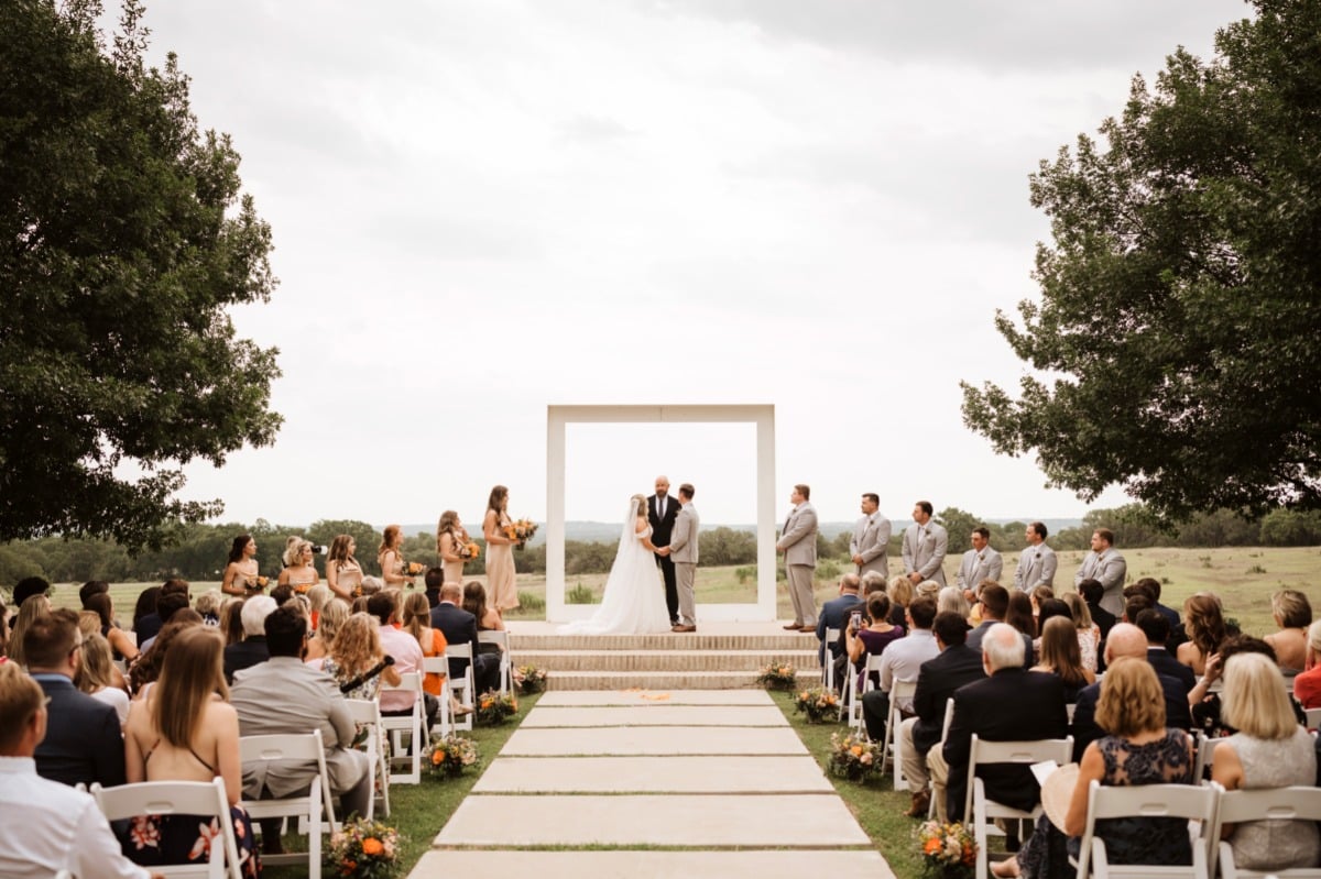 Modern and Unique Ceremony Arch
