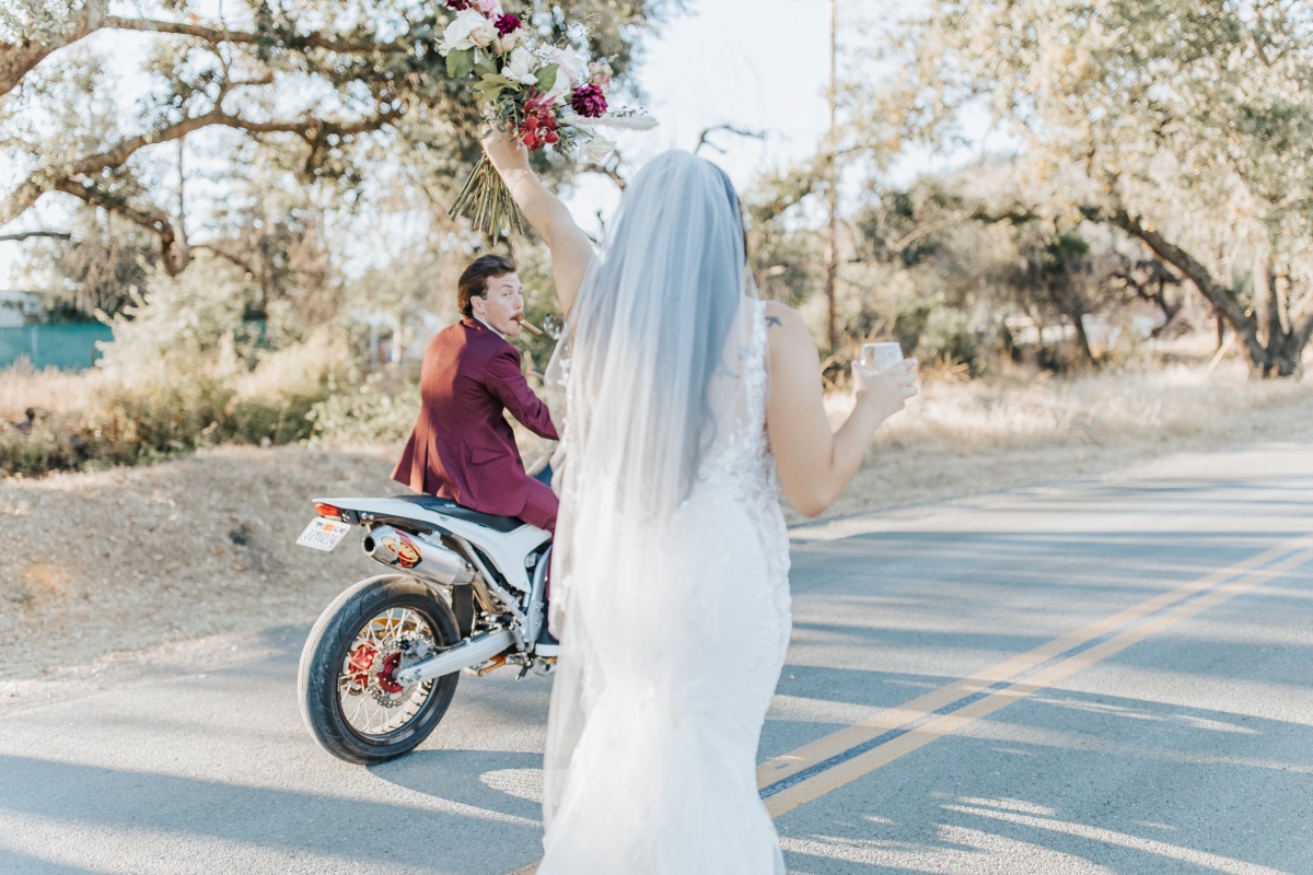 How to have fun with your wedding portraits