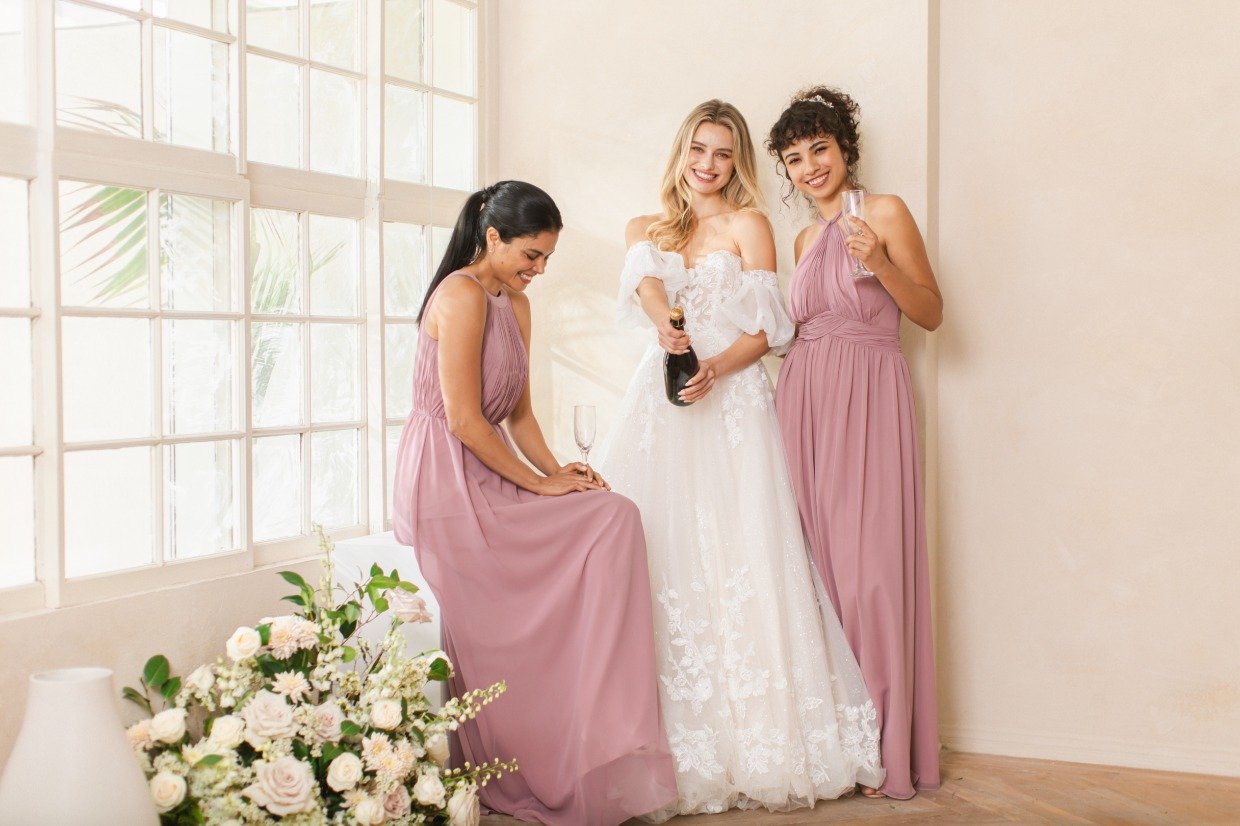 affordable wedding gowns and bridesmaid dresses from Afarose