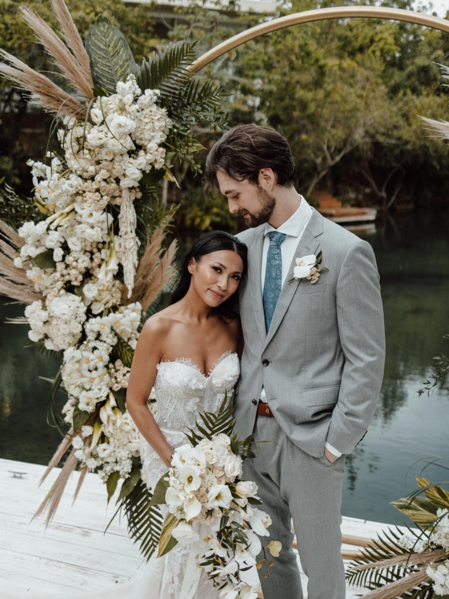 Glamour in the Tropics at this Riviera Maya Elopement