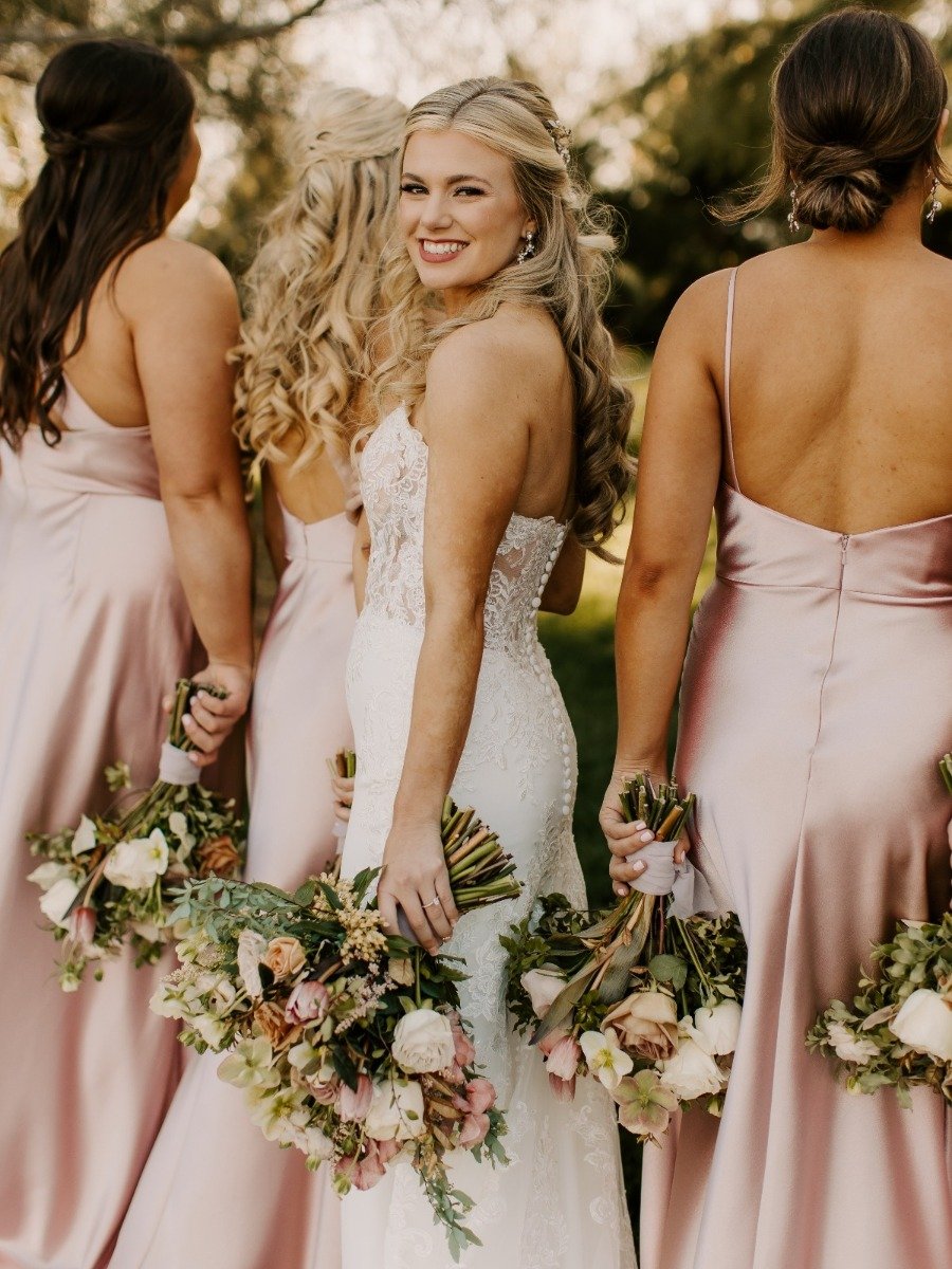 Soft Pink and Navy Northern California Wedding at Park Winters