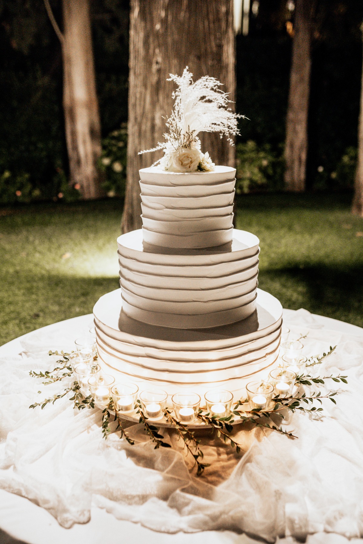 Boho wedding cake