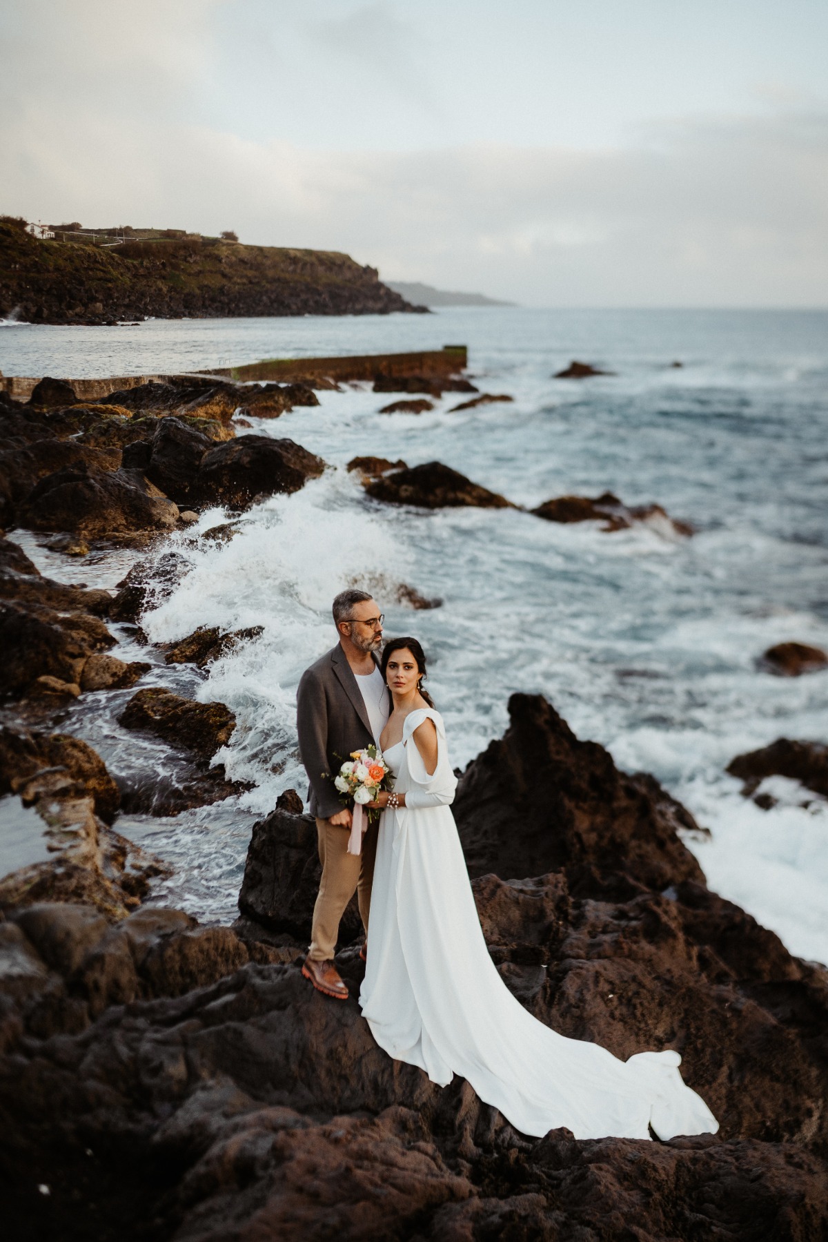 A Romantic Ocean View Elopement in the Azores Region of Portugal