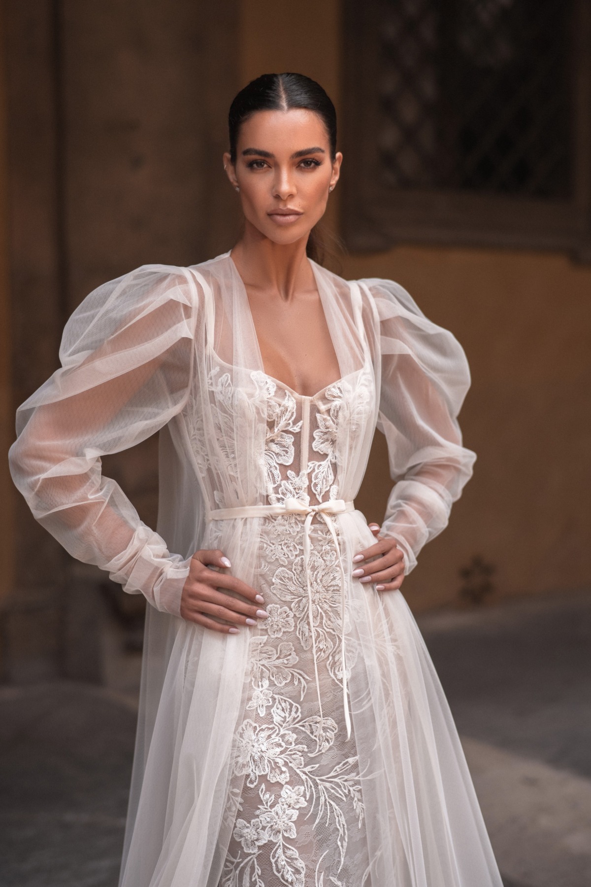 Berta Privee No. 9 glamorous wedding robe