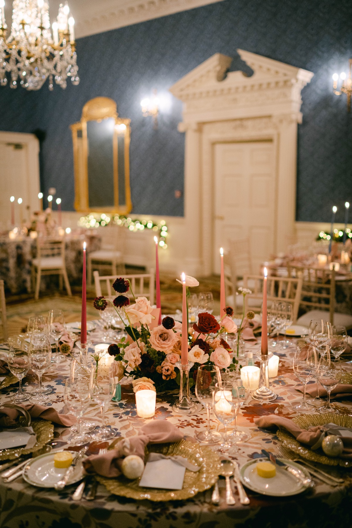 Reception ideas for tapered candles