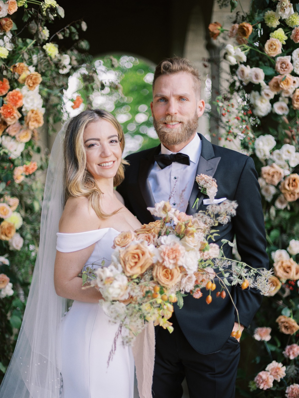 how to repurpose your floral arch on your wedding day