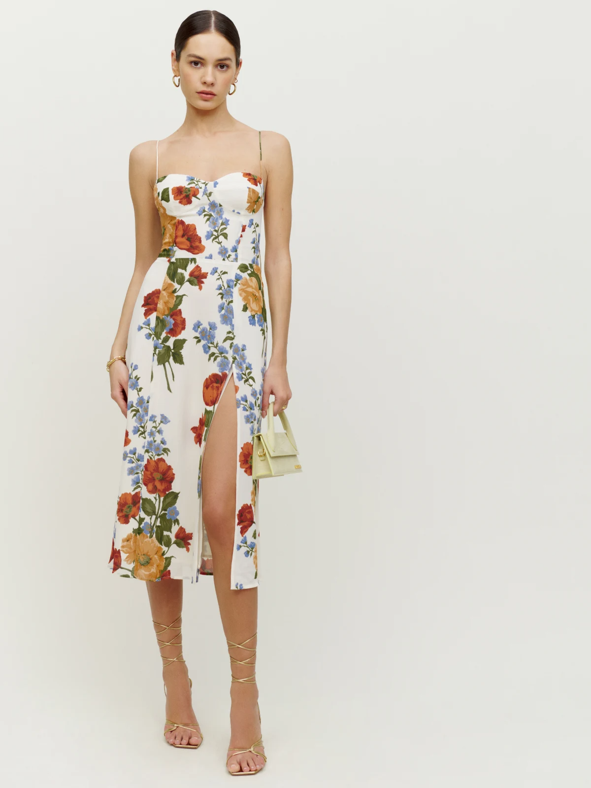 floral print dress for engagement party