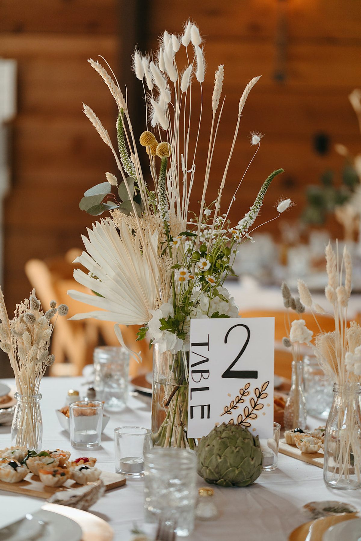 Ranch-inspired centerpieces