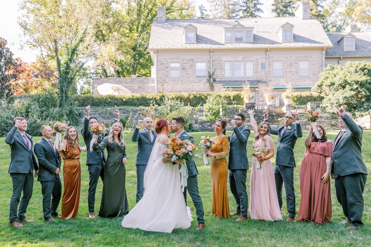 Fall Palette Bridal Party 