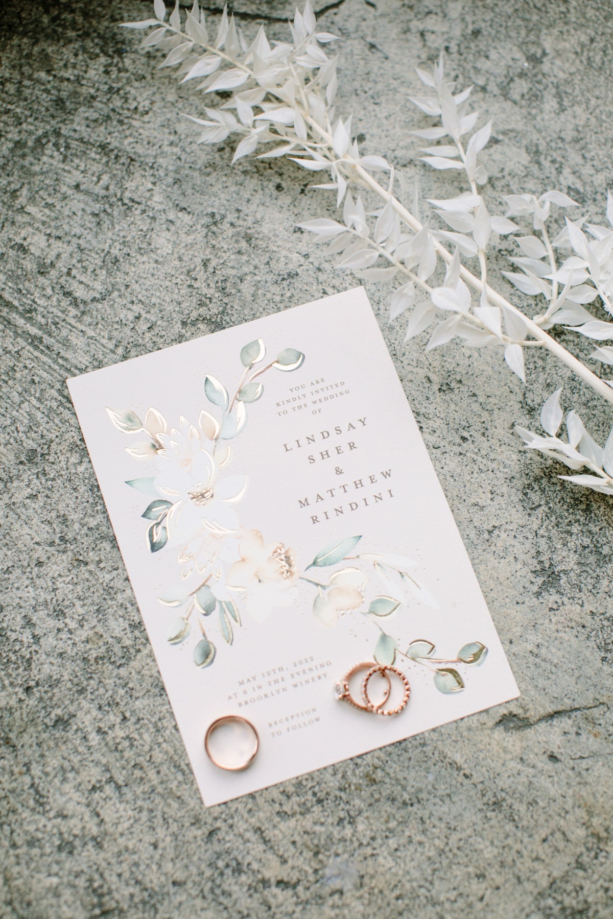 pastel wedding invitations